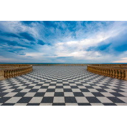 Italy, Tuscany, Livorno, Terrazza Mascagni