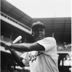 Jackie Robinson With The Brooklyn Dodgers