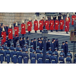 Churchill funeral-his family members.