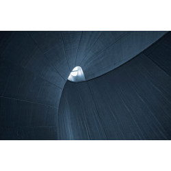 Abstract curved modern architecture background