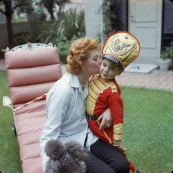 Lucy & Desi Jr In the Yard