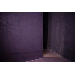 Light and shadow in the corner of gray interior concrete building