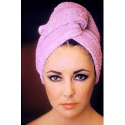 Actress Elizabeth Taylor Poses...