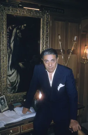 Onassis In Office, August 1956, Slim Aarons
