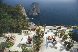 Il Canille, Capri 1980, Slim Aarons