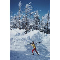 Skier In Vermont
