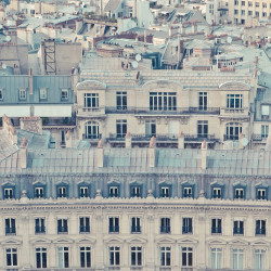View over rooftops of Paris