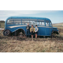 Shetlanders And Old Bus