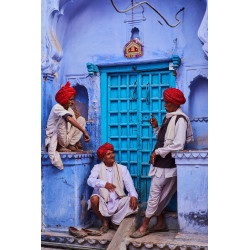 India, Rajasthan, Jodhpur, the blue city