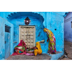 India, Rajasthan, Jodhpur, the blue city