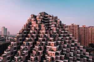 Pyramid-shape Residential Building, 2020