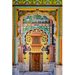 India, Rajasthan, Jaipur the Pink City, the Patrika Gate palace