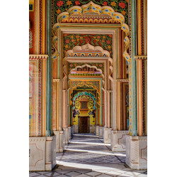 India, Rajasthan, Jaipur the Pink City, the Patrika Gate palace