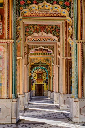 India, Rajasthan, Jaipur the Pink City, the Patrika Gate palace, 2020, Tuul & Bruno Morandi