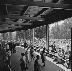 Music Shed At Tanglewood, 1960