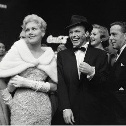 Kim Novack and Frank Sinatra Attend "The Desperate Hours"