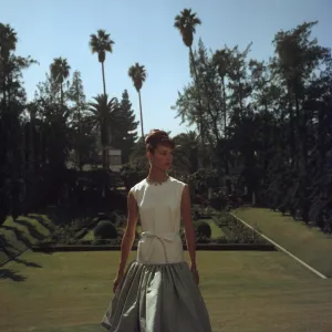 Two-Tone Dress, Beverly Hills 1960, Slim Aarons