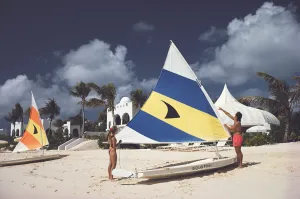 Sailing In Anguilla, Januar 1992, Slim Aarons