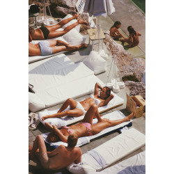 Sunbathers At Eden Roc