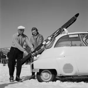 New England Skiing, New Hampshire 1955, Slim Aarons