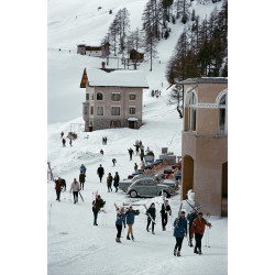 Skiers In St. Moritz
