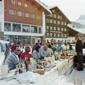 Lech Ice Bar, 1960, Slim Aarons