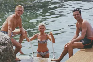 Actors In Antibes, 1969, Slim Aarons