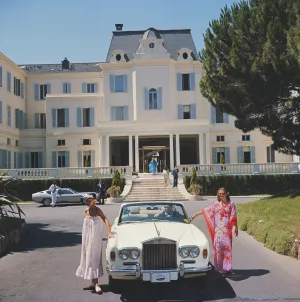 Classy Courtesy Car, Antibes 1976, Slim Aarons