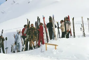 Skiers At Gstaad, maart 1969, Slim Aarons