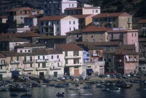 Porto Ercole Harbour, Toscane, september 1966, Slim Aarons