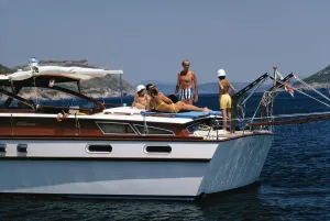 Pucci Yacht, Porto Ercole 1969, Slim Aarons