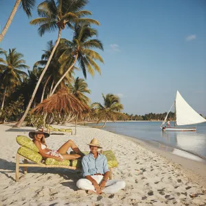 Minnie And Dru Montagu, Casa de Campo 1977, Slim Aarons