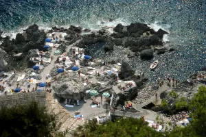 La Fontelina, Capri 1989, Slim Aarons