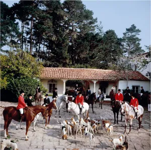 Pebble Beach Hunt, Californië 1976, Slim Aarons
