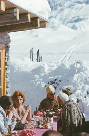 Courchevel, circa 1970, Slim Aarons