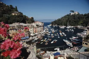 Harbour Area, Portofino 1977, Slim Aarons