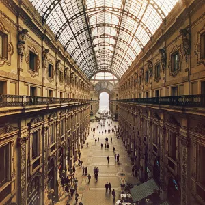 Galleria Vittorio Emanuele II, Milan 1960, Slim Aarons