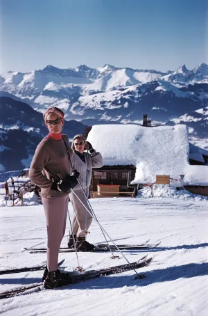 Skiers In Gstaad, 1961, Slim Aarons