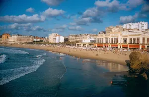Biarritz Seafront, 1960, Slim Aarons