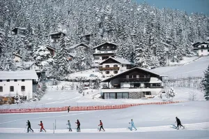 Skiing In Seefeld, 1985, Slim Aarons