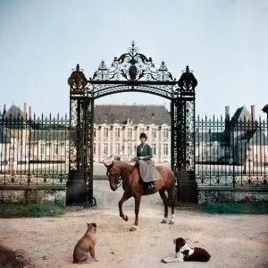 Equestrian Entrance, Normandië 1957, Slim Aarons