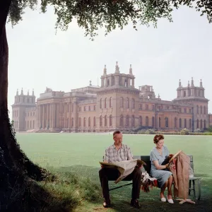 The Marlboroughs, Blenheim Palace 1957, Slim Aarons
