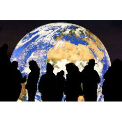 'Floating Earth' (Silhouettes)