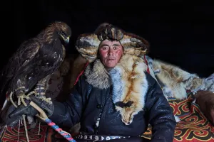 Mongolia, Bayan-Olgii, eagle hunter, 2016, Tuul & Bruno Morandi