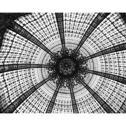 Domed Central Area Of Galeries Lafayette, Paris, France