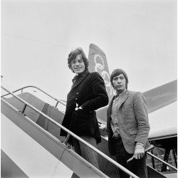 Mick Jagger and Charlie Watts