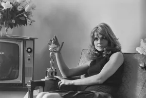Julie Christie's Oscar, 1966, Harry Benson